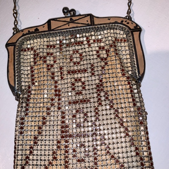 Whiting and Davis Vintage beaded satchel - Picture 7 of 16